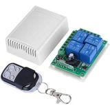 TLS Robotik 12V 433MHZ 4 Kanallı Kablosuz Kumandalı Rf Alıcılı Röle Modülü (Kutulu)