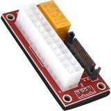 TLS Robotik ADD2PSU Atx - Sata Molex 24 Pin Güç Kaynağı Bağlantı Adaptörü (Kırmızı)