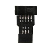 TLS Robotik AVRISP USBASP STK500 için 10 Pini 6 Pine Dönüştürücü Kartı