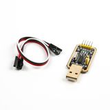 TLS Robotik CH340G RS232 Usb-Ttl Seri Haberleşme Dönüştürücü Modülü + 9 Küçük Kablo