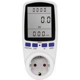 TLS Robotik Dijital Wattmetre Enerji Tüketim Sarfiyat Ölçer El Tipi 230V 16A 3680W LCD Ekran Özellikli