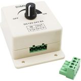 TLS Robotik LED Dimmer Dc 12V 24V 8A Ayarlanabilir Parlaklık Kontrolü