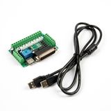 TLS Robotik Mach3 5 Eksenli Cnc Step Motor Sürücü Kartı (Usb Kablo Dahil)