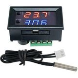TLS Robotik W1209WK Dijital LED Sıcaklık Kontrolcü Modülü + 12VDC Su Geçirmez Ntc Sensör