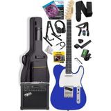 TLX-50BL-25AMP Tele Kasa Maple Klavye 2 Single-Coil 25W Amfili Elektro Gitar