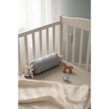 Tly Home Textiles Pötikareli Bebek ve Çocuk Odası Dekoratif Silindir Yastık - %100 Pamuklu Sünger Dolgulu 15x30