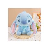 tm tech marketi Stitch peluş mavi kurdeleli ithal kumaş birinci kalite yumuşak uyku arkadaşı TM-33