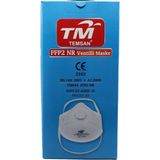 Tm Temsan Beyaz Ventilli Ffp2 Nr Toz Iş Güvenlik Sanayi Boya Konik Maske - 20 Adetlik 3 Paket