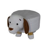 Tmall Home Design Center Sevimli Hayvan Figürlü Tabure Puf, Bebek Çocuk Odası Dekorasyonu, Lastikli Kılıf, Kolay Çıkarılabilir Yıkanabilir (Köpek)