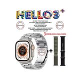 TMAX Hello Watch 3 Plus--çelik Kordonlu (SON SERİ YENİ ÜRETİM 3 KORDONLU)