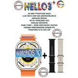 TMAX HELLO WATCH 3+ PLUS WATCH 9 ULTRA 2 (SON SERİ YENİ ÜRETİM 3 KORDONLU)