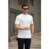 TMB Düz Triko Tişört Beyaz