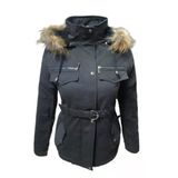 Tmberline Tb3435 Kadin Gabardin Kapusonu Kurklu Kisa Boy Mont