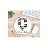 TMBN design Kişiye Özel Atatürk Resimleri ile Bezenmiş Ç harfli isimli baskılı mousepad