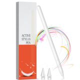 Tmiyas Manyetik Kablosuz Şarjlı iPad için Stylus Kalem, iPad Pro 12.9 inç 3/4/5/, iPad Pro 11 inç 1/2/3/4, iPad Air 4/5, iPad Mini 6, 30 Dakika Hızlı Şarj Pedi Kalem 2. Nesil