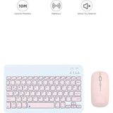 Tmk-04 Bluetooht Kablosuz Klavye Mouse Seti - Pembe