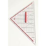 TML Aristo Cetveli 32 Cm - 3 Kenarlı Geometry Triangle Ruler, 156984131554800