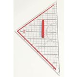 Tml Aristo Cetveli 32 cm - 3 Kenarlı Geometry Triangle Ruler