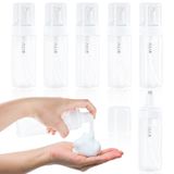 TMLECE TM Köpük Pompa Şişesi 5.5oz/150ml Şeffaf Boş Köpük Şişe Pompası, Sabun için Seyahat Köpüğü Şişesi, Şampuan, Temizleme Köpüğü Dispenseri Şişesi Doldurulabilir (6'lı Paket)