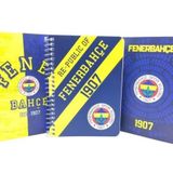 Tmn 461946 Fenerbahçe Spiralli Bloknot A6 Çizgili 80 Yaprak