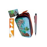 Tmn 563988 Jurassıc World Çift Bölmeli Kalemlik Ve Faber Poly Matic 0.7Mm Uçlu Kalem