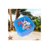 TMN Sonic Mavi Beslenme Kutusu, Kilitli Kapak, 13x13x9 cm, Unisex