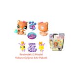 tmtoysandmore Littlest Pets Shop Lps Kahve Ayı Ve Arı Nadir Miniş Oyuncak Minişler Oyuncak
