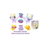 tmtoysandmore Littlest Pets Shop Lps Mor Kedi Ve Sarı Kedi Nadir Miniş Oyuncak Minişler Oyuncak