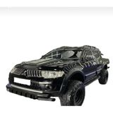 TMZ Garage 2010-2014 L200 Triton Slim Paçalıklı Çamurluk Dodik Kaplama Kabartma Koruma Seti