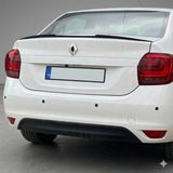 TMZ Garage 2013-2020 Renault Symbol Arka Bagaj Üstü Spoiler Parlak Siyah
