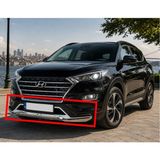 TMZ Garage 2018-2020 Hyundai Tucson Ön Tampon Koruma Difüzör Ithal | Premium Ön Tampon Eki | Dayanıklı Sportif Tasarım