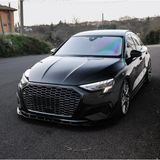 TMZ Garage 2020-2024 Audi A3 8y Advanced Standart Kasa Body Kit Seti Ön Lip Marşpiyel Arka Flap Difüzör Spoiler