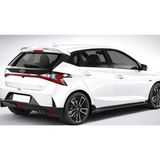 TMZ Garage 2020+ Hyundai I20 Yarasa Spoiler Plastik Beyaz Boyalı | Sportif Tasarım | Birebir Uyum