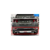 TMZ Garage 2021-2023 Hyundai Tucson Arka Tampon Koruma Difüzör Ithal | Premium Arka Tampon Eki | Sportif Tasarım
