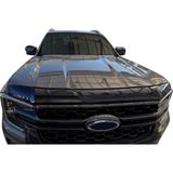 TMZ Garage 2023+FORD Ranger T9 Kaput Koruma Rüzgarlığı Parlak Siyah