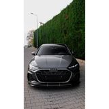 TMZ Garage 2025+ Audi A3 S Line Ön Lip Piano Black Abs | Ön Tampon Altı Lip Ön Ek