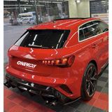 TMZ Garage Audi A3 8y Sportback S-Line 2025+ Arka Flap Seti | Sportif Tampon Eki & Agresif Tasarım