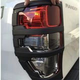 TMZ Garage Ford Ranger 2015-2022 Arka Stop Çerçevesi Seti | Mat Siyah Stop Çerçeve Kaplama / Trim
