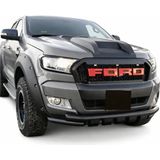TMZ Garage Ford Ranger T6 T7 T8 2012-2022 Shark Ön Tampon Koruma Demiri Siyah Off-Road Ön Koruma Barı