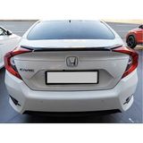 TMZ Garage Honda Civic 2012+ Geniş Spoiler Bagaj Üstü Abs Plastik Piano Black