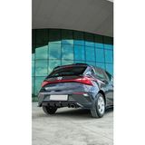 Tmz Garage Hyundai I20 2023+ Arka Flap Parlak Siyah Arka Tampon Yan Eki