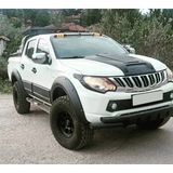 TMZ Garage Mitsubishi L200 Triton 2015-2018 Çamurluk Dodik Seti | Mat Siyah Vida Görünümlü Çamurluk Dodik
