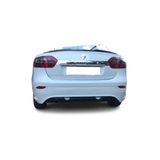 TMZ Garage Renault Fluence 2009 ve Üzeri Uyumlu Arka Bagaj Üstü Spoiler Parlak Siyah | Sportif Görünüm OEM Uyumlu Tasarım