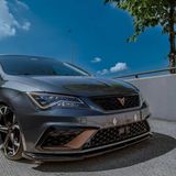 TMZ Garage Seat Leon Fr 2017-2019 Ön Lip (Ön Tampon Eki) | Piano Black Sportif Tasarım