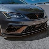 TMZ Garage Seat Leon Fr 2017-2019 Piano Black Body Kit Seti | Ön Lip + Marşpiyel + Difüzör + Flap + Bagaj Spoilerı
