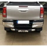 TMZ Garage Toyota Hilux 2015+ “hılux” Yazılı Arka Tampon Koruma Demiri | Gri Arka Koruma Barı