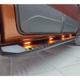 TMZ Garage Volkswagen Amarok 2022+ Led'li Demir Yan Basamak Lazer Kesim Düz Model