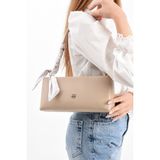 TN-203 Baget Şallı Kadın Omuz Çantası El Çantası Kol Çantası - One Size - Kum