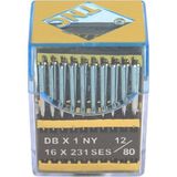 TNC DBX1 SES PVD 12/80 100 Adet Düz Makine İnce Dip Yanmaz Dikiş İğnesi