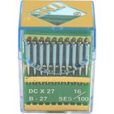 TNC DCX27 Ses PVD 16/100 100 Adet Overlok Yanmaz Dikiş İğnesi